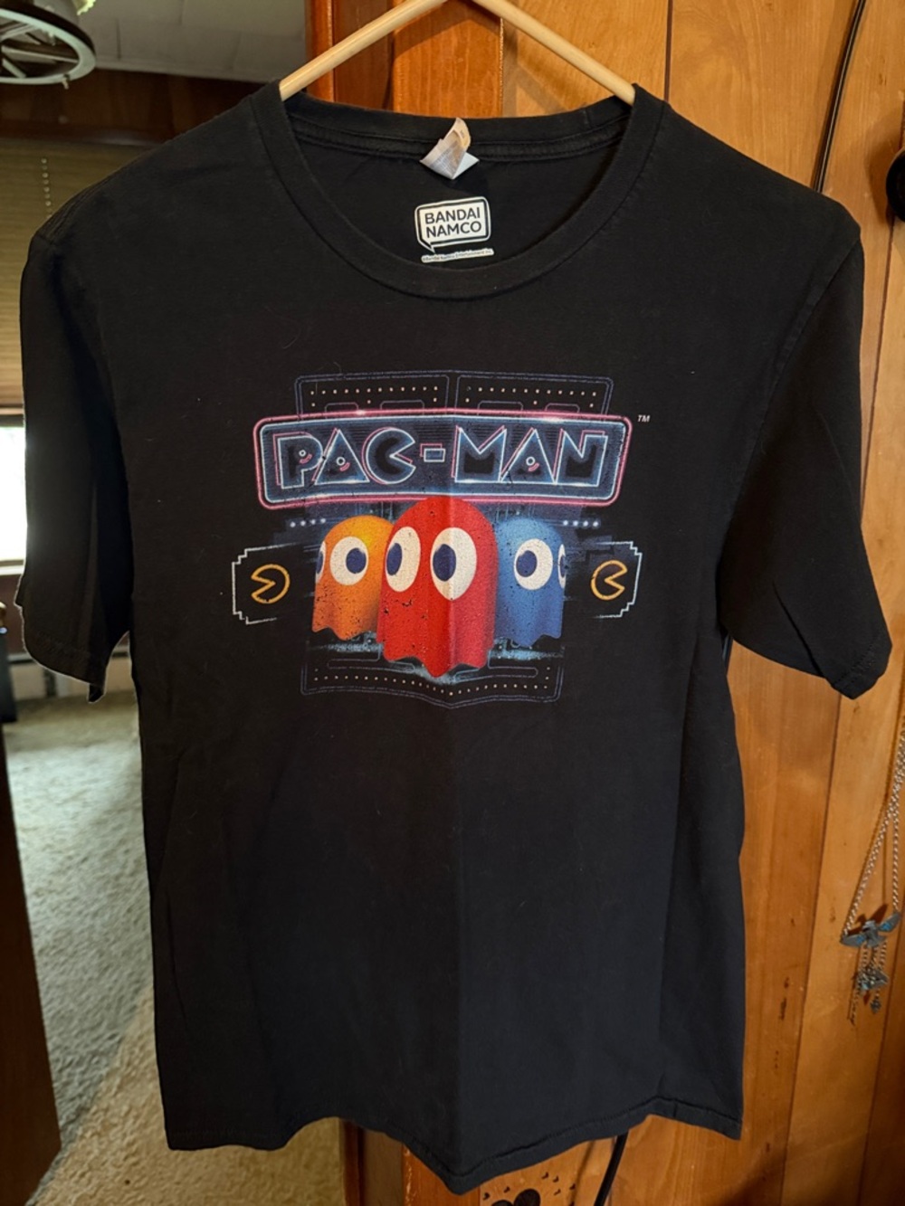 Bandai Namco Kids' Pac-Man Short Sleeve Tee - Black